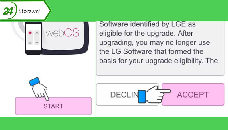 Bước 2 - 3 kết nối iphone với TV LG